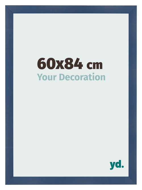 Bilderrahmen 60x84cm Dunkelblau Gewischt MDF Pisa Vorne Messe | Yourdecoration.at
