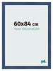 Bilderrahmen 60x84cm Dunkelblau Gewischt MDF Pisa Vorne Messe | Yourdecoration.at