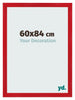 Bilderrahmen 60x84cm Rot MDF Pisa Vorne Messe | Yourdecoration.at