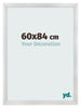 Bilderrahmen 60x84cm Silber Schwarz Gewischt MDF Pisa Vorne Messe | Yourdecoration.at