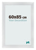 Bilderrahmen 60x85cm Silber Schwarz Gewischt MDF Pisa Vorne Messe | Yourdecoration.at