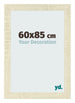 Bilderrahmen 60x85cm Sonoma Eiche MDF Pisa Vorne Messe | Yourdecoration.at