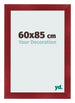 Bilderrahmen 60x85cm Weinrot Gewischt MDF Pisa Vorne Messe | Yourdecoration.at