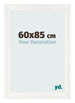 Bilderrahmen 60x85cm Weiß Vintage MDF Pisa Vorne Messe | Yourdecoration.at