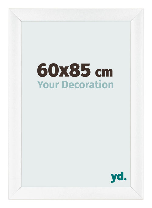 Bilderrahmen 60x85cm Weiß Vintage MDF Pisa Vorne Messe | Yourdecoration.at