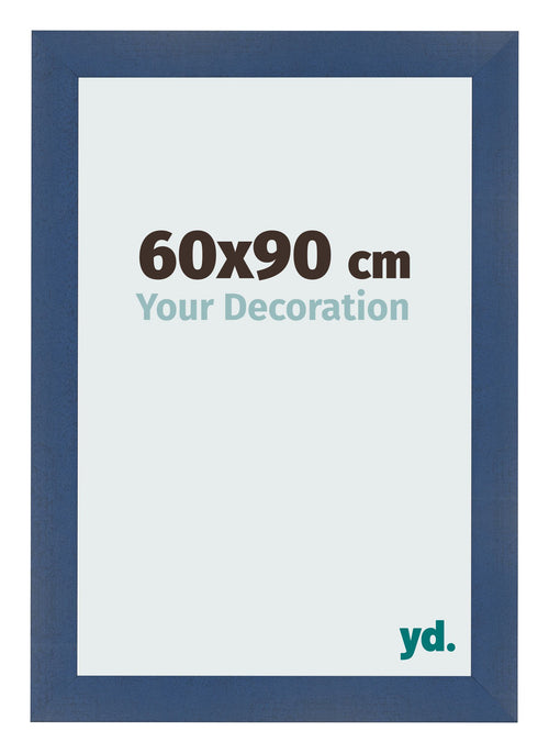 Bilderrahmen 60x90cm Dunkelblau Gewischt MDF Pisa Vorne Messe | Yourdecoration.at