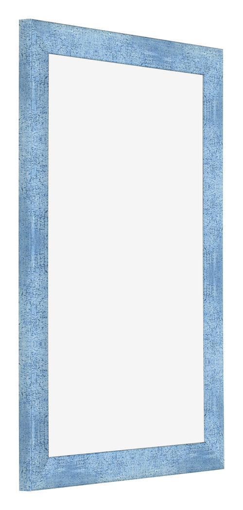 Bilderrahmen 60x90cm Hellblau Gewischt MDF Pisa Vorne Schrag | Yourdecoration.at