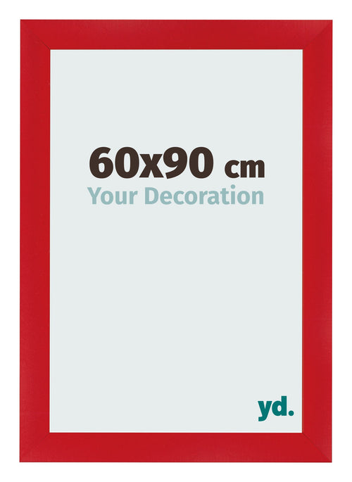 Bilderrahmen 60x90cm Rot MDF Pisa Vorne Messe | Yourdecoration.at