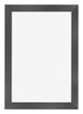 Bilderrahmen 60x90cm Schwarz Silber Poliert MDF Pisa Vorne | Yourdecoration.at