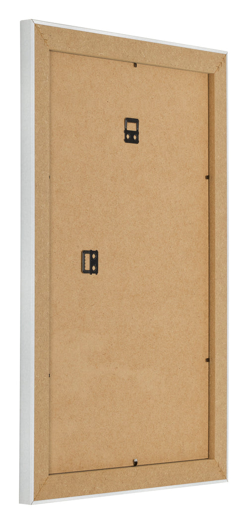 Bilderrahmen 60x90cm Silber Schwarz Gewischt MDF Pisa Ruckseite Schrag | Yourdecoration.at