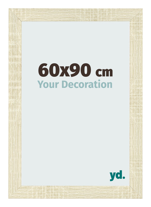Bilderrahmen 60x90cm Sonoma Eiche MDF Pisa Vorne Messe | Yourdecoration.at