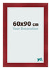 Bilderrahmen 60x90cm Weinrot Gewischt MDF Pisa Vorne Messe | Yourdecoration.at