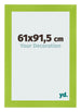 Bilderrahmen 61x91 5cm Grün MDF Pisa Vorne Messe | Yourdecoration.at