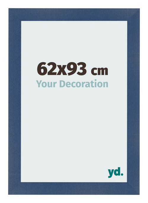 Bilderrahmen 62x93cm Dunkelblau Gewischt MDF Pisa Vorne Messe | Yourdecoration.at