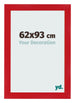 Bilderrahmen 62x93cm Rot MDF Pisa Vorne Messe | Yourdecoration.at