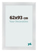 Bilderrahmen 62x93cm Silber Schwarz Gewischt MDF Pisa Vorne Messe | Yourdecoration.at