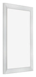 Bilderrahmen 62x93cm Silber Schwarz Gewischt MDF Pisa Vorne Schrag | Yourdecoration.at