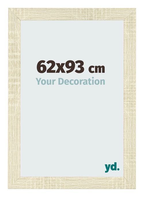 Bilderrahmen 62x93cm Sonoma Eiche MDF Pisa Vorne Messe | Yourdecoration.at