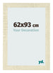 Bilderrahmen 62x93cm Sonoma Eiche MDF Pisa Vorne Messe | Yourdecoration.at