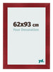 Bilderrahmen 62x93cm Weinrot Gewischt MDF Pisa Vorne Messe | Yourdecoration.at