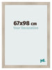 Bilderrahmen 67x98cm Eiche Rustikal MDF Pisa Vorne Messe | Yourdecoration.at
