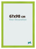Bilderrahmen 67x98cm Grün MDF Pisa Vorne Messe | Yourdecoration.at