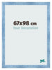 Bilderrahmen 67x98cm Hellblau Gewischt MDF Pisa Vorne Messe | Yourdecoration.at