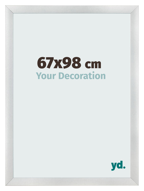 Bilderrahmen 67x98cm Silber Schwarz Gewischt MDF Pisa Vorne Messe | Yourdecoration.at