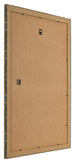 Bilderrahmen 68x98cm Blau Gold Meliert MDF Pisa Ruckseite Schrag | Yourdecoration.at