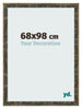 Bilderrahmen 68x98cm Blau Gold Meliert MDF Pisa Vorne Messe | Yourdecoration.at