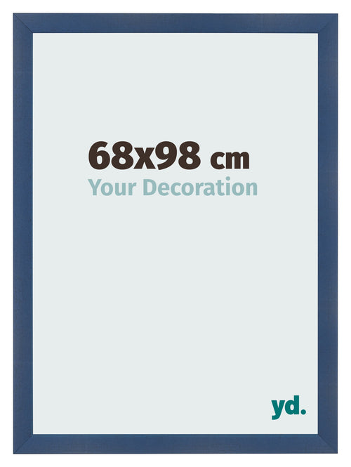 Bilderrahmen 68x98cm Dunkelblau Gewischt MDF Pisa Vorne Messe | Yourdecoration.at