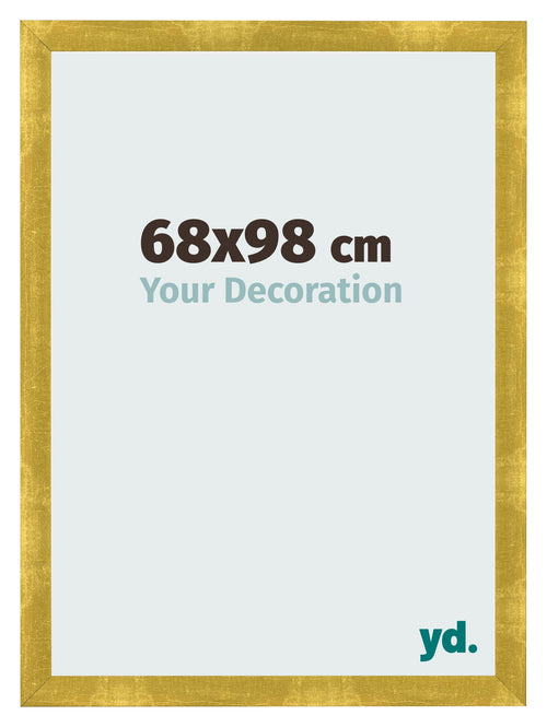 Bilderrahmen 68x98cm Gold Vintage MDF Pisa Vorne Messe | Yourdecoration.at