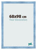 Bilderrahmen 68x98cm Hellblau Gewischt MDF Pisa Vorne Messe | Yourdecoration.at