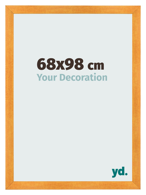 Bilderrahmen 68x98cm Orange MDF Pisa Vorne Messe | Yourdecoration.at