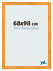 Bilderrahmen 68x98cm Orange MDF Pisa Vorne Messe | Yourdecoration.at