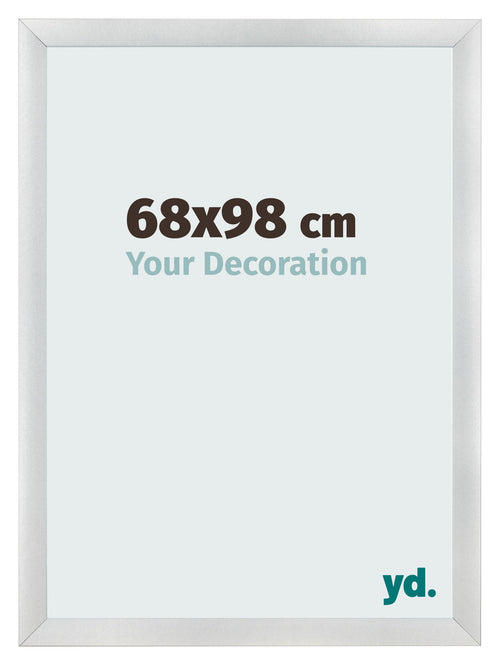 Bilderrahmen 68x98cm Silber Schwarz Gewischt MDF Pisa Vorne Messe | Yourdecoration.at