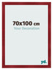 Bilderrahmen 70x100cm Weinrot Gewischt MDF Pisa Vorne Messe | Yourdecoration.at