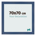 Bilderrahmen 70x70cm Dunkelblau Gewischt MDF Pisa Vorne Messe | Yourdecoration.at