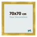 Bilderrahmen 70x70cm Gold Vintage MDF Pisa Vorne Messe | Yourdecoration.at