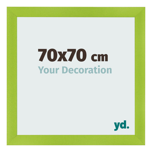 Bilderrahmen 70x70cm Grün MDF Pisa Vorne Messe | Yourdecoration.at