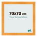 Bilderrahmen 70x70cm Orange MDF Pisa Vorne Messe | Yourdecoration.at