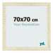 Bilderrahmen 70x70cm Sonoma Eiche MDF Pisa Vorne Messe | Yourdecoration.at