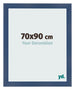 Bilderrahmen 70x90cm Dunkelblau Gewischt MDF Pisa Vorne Messe | Yourdecoration.at
