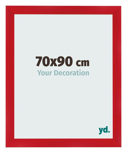 Bilderrahmen 70x90cm Rot MDF Pisa Vorne Messe | Yourdecoration.at