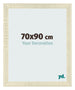 Bilderrahmen 70x90cm Sonoma Eiche MDF Pisa Vorne Messe | Yourdecoration.at
