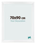 Bilderrahmen 70x90cm Weiß Vintage MDF Pisa Vorne Messe | Yourdecoration.at