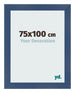 Bilderrahmen 75x100cm Dunkelblau Gewischt MDF Pisa Vorne Messe | Yourdecoration.at