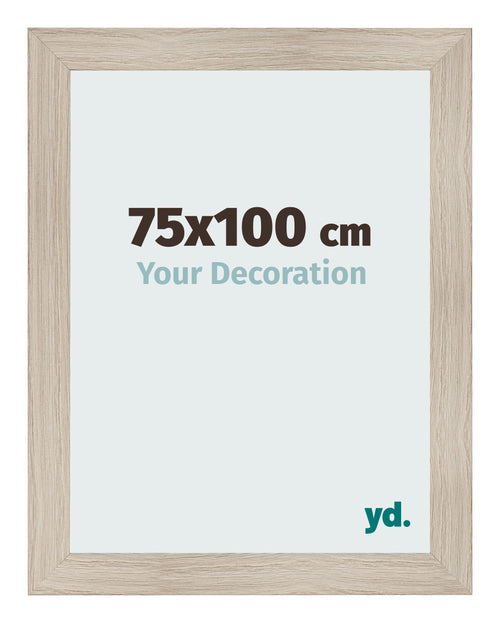 Bilderrahmen 75x100cm Eiche Rustikal MDF Pisa Vorne Messe | Yourdecoration.at