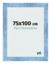 Bilderrahmen 75x100cm Hellblau Gewischt MDF Pisa Vorne Messe | Yourdecoration.at