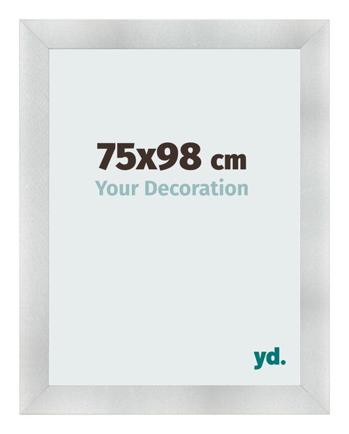 Bilderrahmen 75x98cm Aluminium Gebürstet MDF Pisa Vorne Messe | Yourdecoration.at